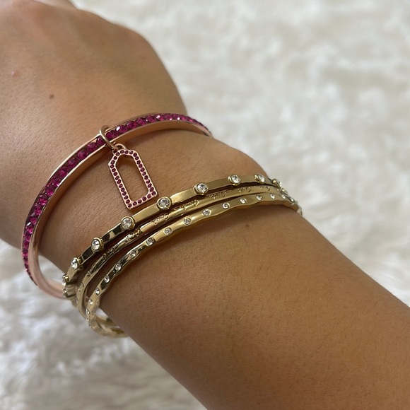 Coach bangle bracelet set of 4